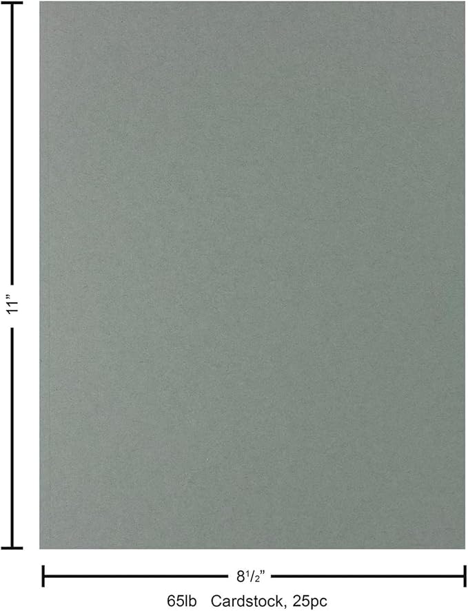 PA Paper Accents Stash Builder Cardstock 8.5" x 11" Storm Blue, 65lb colored - Image 6
