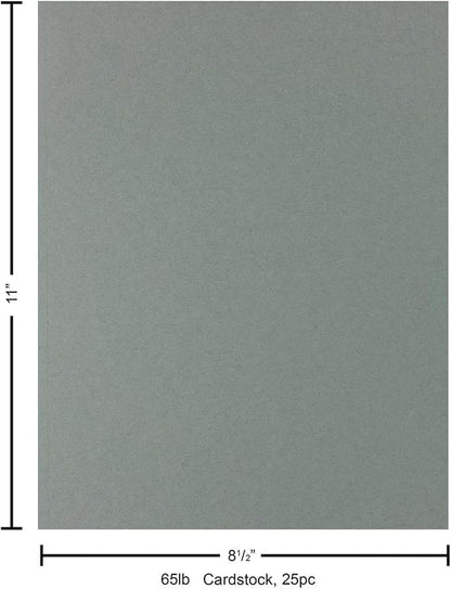 PA Paper Accents Stash Builder Cardstock 8.5" x 11" Storm Blue, 65lb colored - Image 6