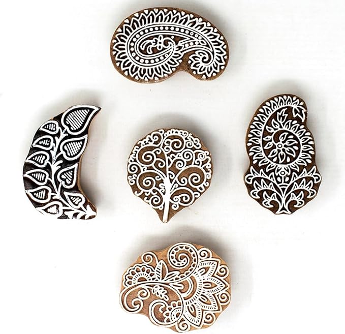 Handcarved Wooden Block Stamp for Printing Scrapbooking/Wooden Stamps for - Image 2