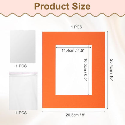 uxcell Picture Mats, 8 x 10 Mat Board Center - Image 2