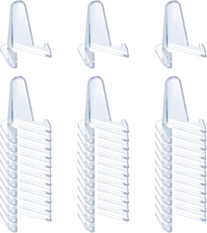 36 PCS Acrylic Display Holder Clear Display Easel Stands by TERDEWE