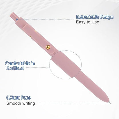 Gel Pens 6Pcs, 0.7mm Smooth Writing Black Ink Pens - Image 5