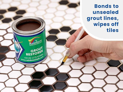 Grout Pen Brown Grout Paint: Waterproof Tile Paint Grout Refresh Restorer - Image 2