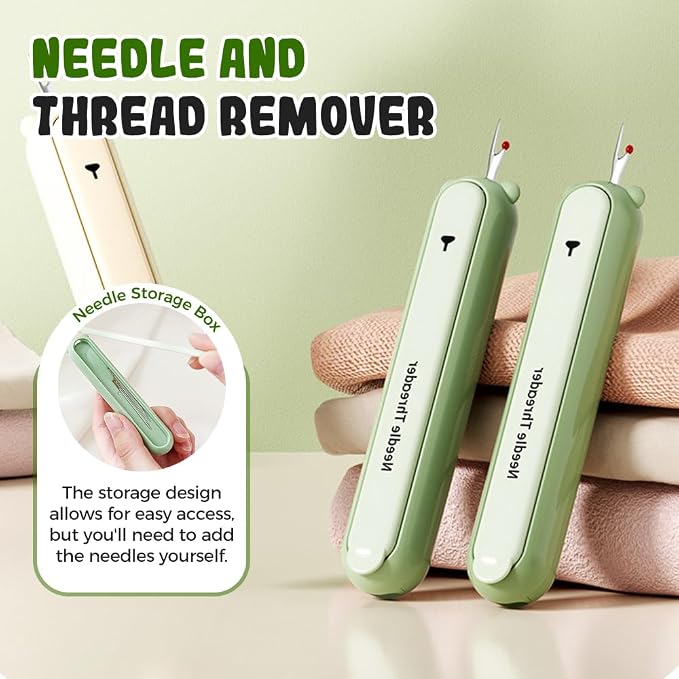 2 in 1 Needle Threader and Seam Ripper, 2025 New Automatic Threader - Image 2