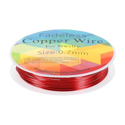 HARFINGTON 10ft Jewelry Wire, 22 Gauge Brass Craft Soft Metal Tarnish Resistant by HARFINGTON