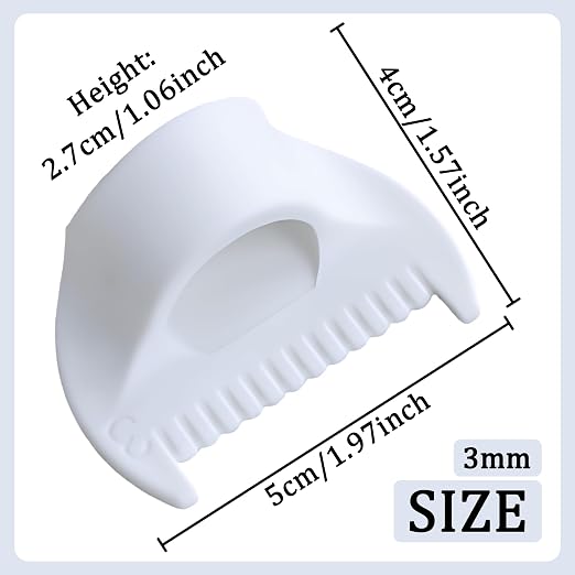1 PCS 3mm Edge Lock Seam Guide, Mini Sewing Finger Ruler - Image 2