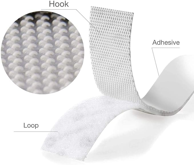 BRAVESHINE Industrial-Strength Self Adhesive Hook and Loop Roll - Image 2