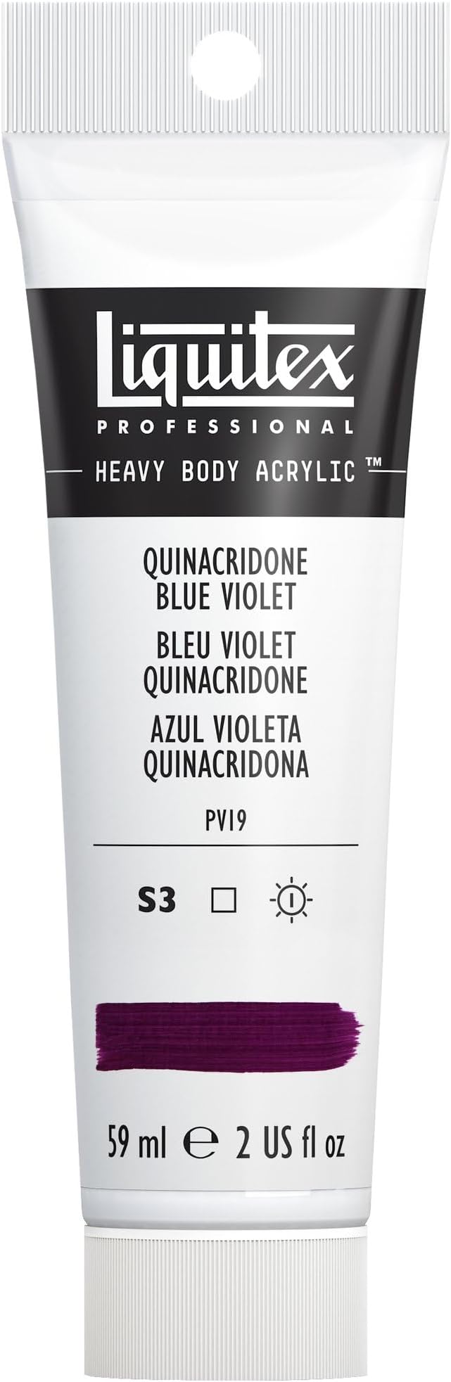 Liquitex Professional Heavy Body Acrylic Paint, 2-oz Tube, Quinacridone Blue by Liquitex