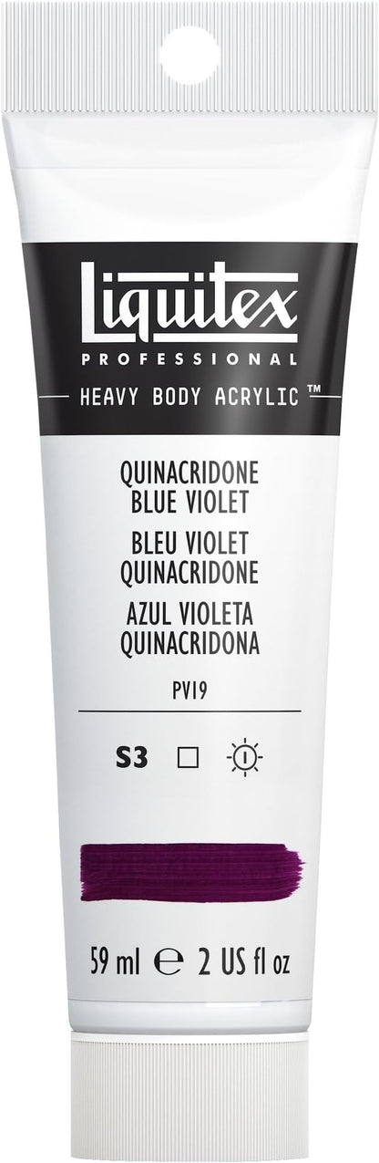 Liquitex Professional Heavy Body Acrylic Paint, 2-oz Tube, Quinacridone Blue by Liquitex