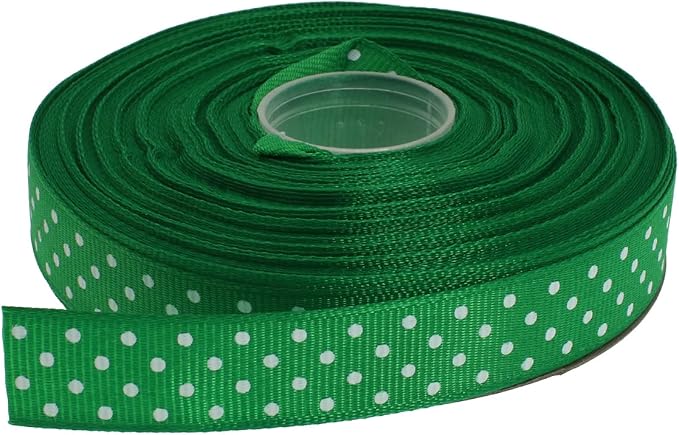 Polka Dot Grosgrain Ribbon 25 Yard Each Roll 100% Polyester by Unknown
