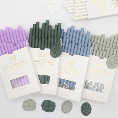 Olive Green Wax Seal Sticks 20pcs, Andotopee Glue Gun Wax Seal Sticks - Image 2