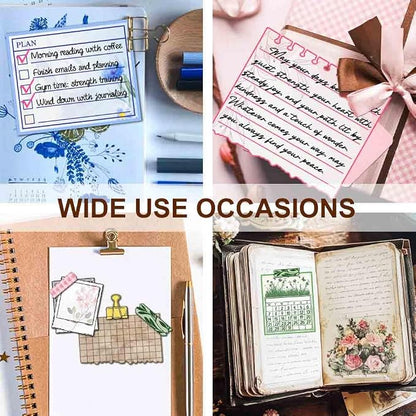 29 Pcs Journal Stamps for Crafting Card Making Supplies Set Include 3 Acrylic - Image 6