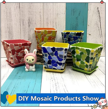1.1LB Irregular Ceramics Mosaic Tiles, Mosaic Pieces Stones - Image 3