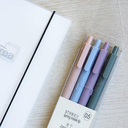 ldcrea Gel Pens 0.5 Fine Tip, Silky Grip, 4 Pack - Image 5