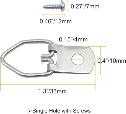 150 Pack Small D-Ring Steel Picture Hangers - Image 4