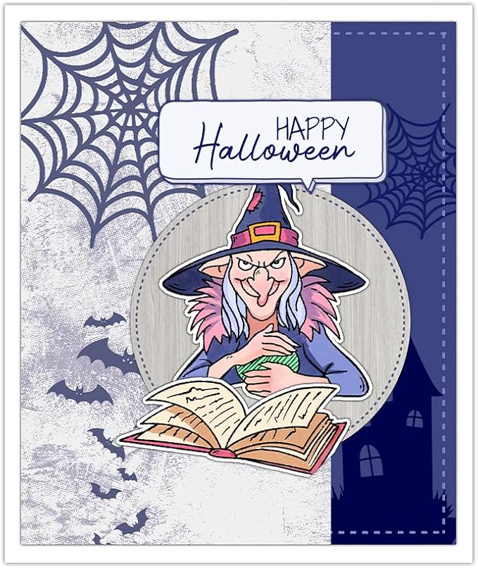Halloween Clear Silicone stampReusable Stamp - Image 3