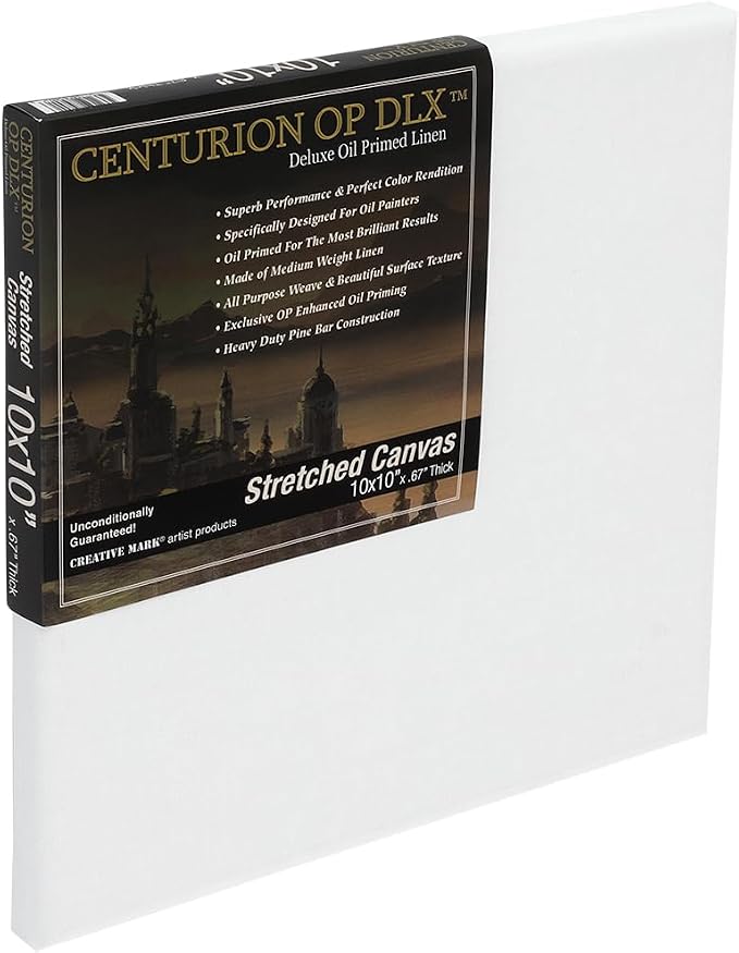 Centurion Deluxe Professional Oil Primed Linen Stretched Canvas, 11oz Linen - Image 2