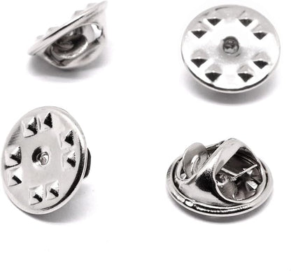 100pcs Pin Backs, Blank Pins Scatter Butterfly Clutch Pin Holder Enamel Pin - Image 4
