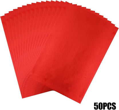 Briartw 20x29cm Hot Foil Paper 50 Sheets Pack Toner Reactive Foil Hot Stamping - Image 6