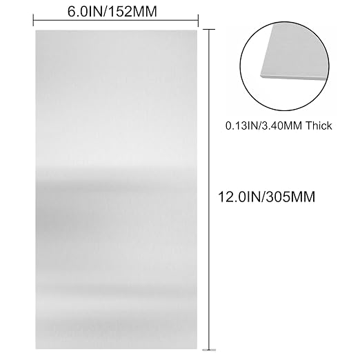304 Stainless Steel Sheets Metal 6" x 12" x 1/8" Inch 304 Stainless Steel - Image 3
