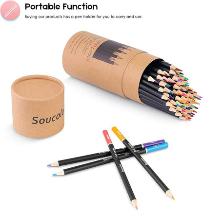 Soucolor 72 Colored Pencils Set - Image 4