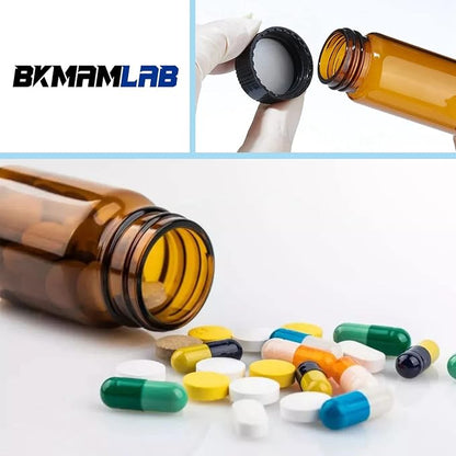 10ml Amber Small Glass Vials 50pcs - Image 6