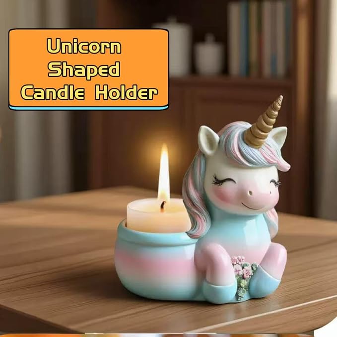 Animal Resin Molds Silicone 3D Cute Unicorn Epoxy Resin Jar Plaster Candle - Image 4