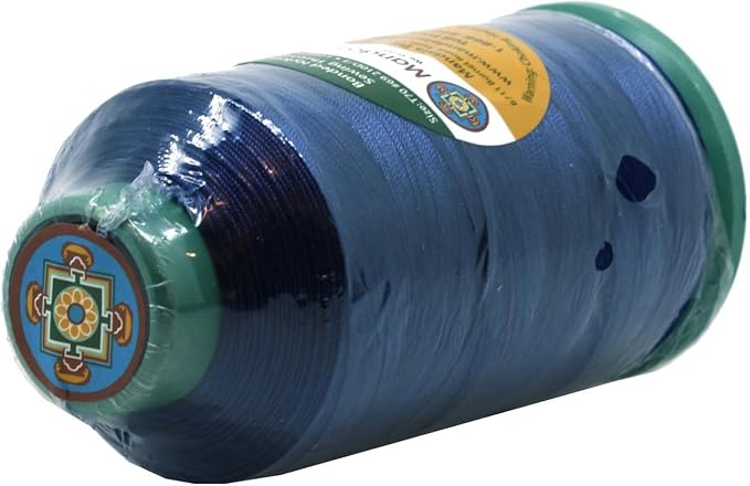 Mandala Crafts Bonded Nylon Thread Navy Blue Heavy Duty Sewing Threads - Image 3