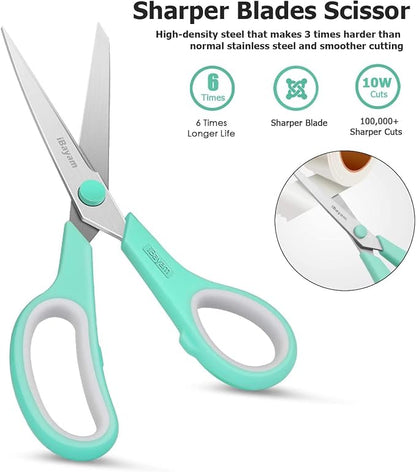 8 '' Multipurpose Heavy Duty Scissors Bulk 36-Pack, 2.5mm Thickness Ultra Sharp - Image 4