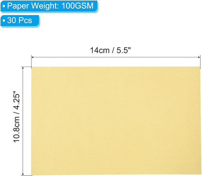 PATIKIL 30 Sheets Vellum Paper 4.25x5.5inches, Vellum Printable Translucent - Image 2
