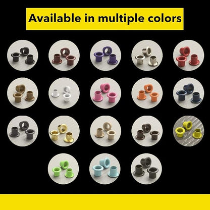 Kydex Rivets Eyelets, 8-8 1/4" Multicolored Grommet Eyelets - Image 6
