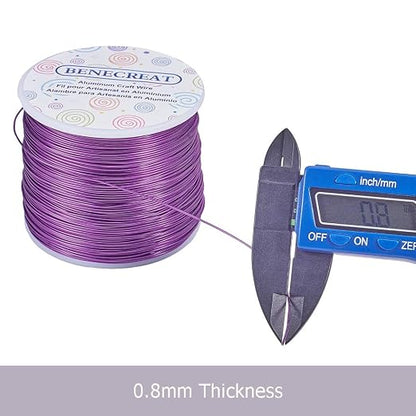 BENECREAT 20 Gauge 770FT Aluminum Wire Anodized Jewelry Craft Making Beading - Image 8