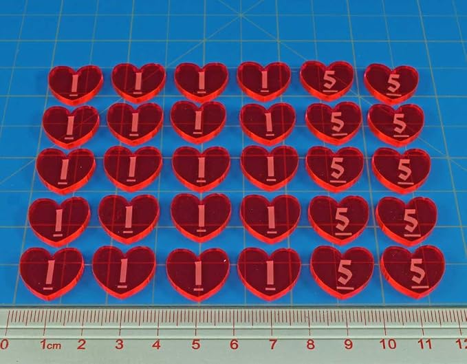 LITKO Dungeon Wound Tokens, Fluorescent Pink - Image 2