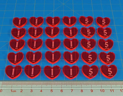 LITKO Dungeon Wound Tokens, Fluorescent Pink - Image 2