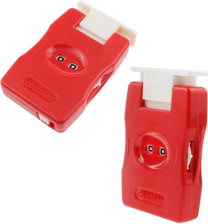 Xhziy Knitting Counter Mini Crochet Counter Knitted Manual Finger Counter - Image 2