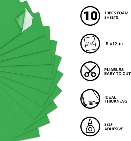 MEARCOOH Self Adhesive Foam Sheets - Image 2