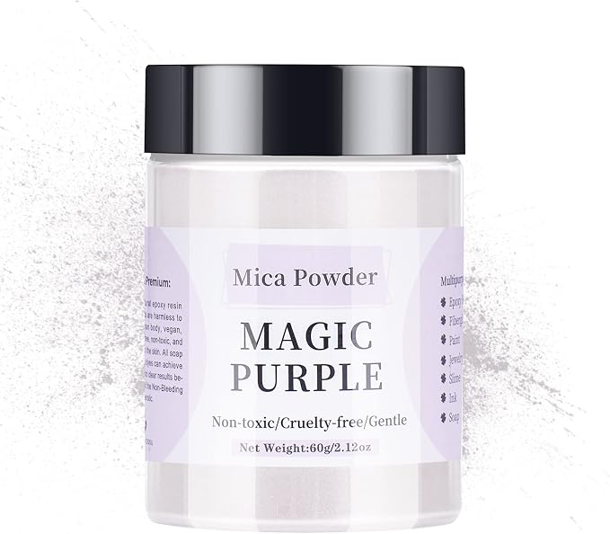 Magic Purple Mica Powder - 60g Mica Powder by LightStone