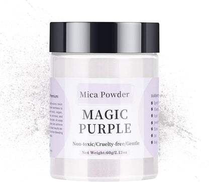Magic Purple Mica Powder - 60g Mica Powder by LightStone