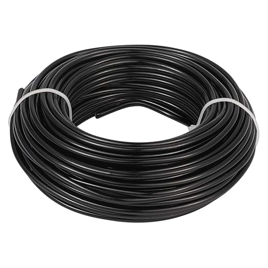 Fashewelry 65.6 Feet 3.5mm Aluminum Wire Black Bendable Metal Craft Wire by FASHEWELRY