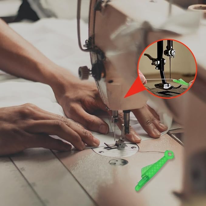 Automatic Sewing Needle Threader, Fish Type Quick Needle Threaders - Image 3