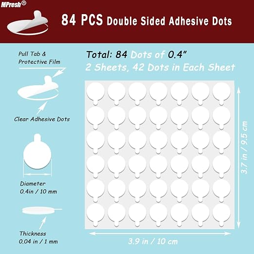 Strong Adhesive Dots Double Sided, Sticky Tack Glue Removable Mounting Putty - Image 2