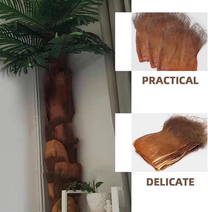 VOSAREA 5 Sheets Fake Tree Barks Coconut Bark Decoration Garden Background Bark - Image 8