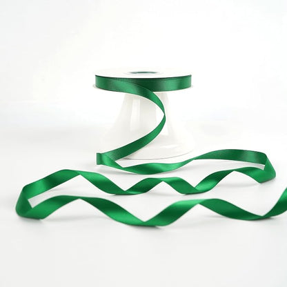 HUIHUANG Forest Green Satin Ribbon 1/2 inch X 50 Yards Continuous, DIY Crafts - Image 8