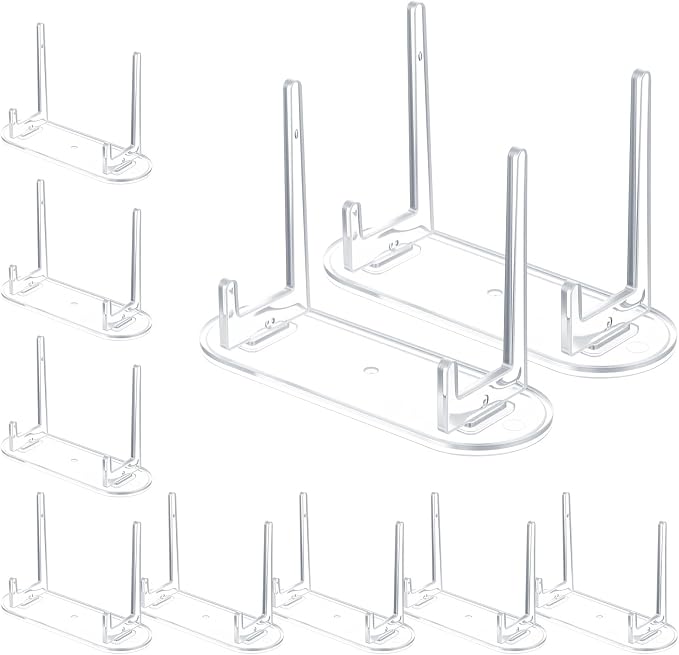 10 Pcs Card Display Stand, Acrylic Clear Card Trading Stand, Cards Display by Unknown