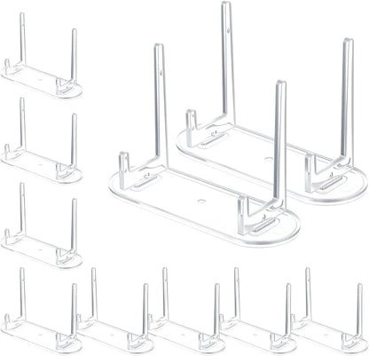 10 Pcs Card Display Stand, Acrylic Clear Card Trading Stand, Cards Display by Unknown