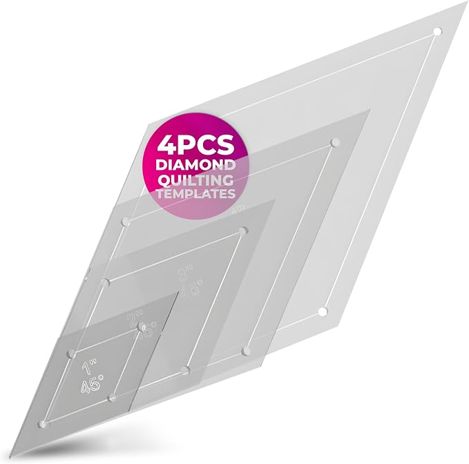 Quilting Acrylic Template Set | Precision Tools by LaserThing