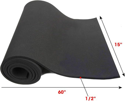 Dualplex Neoprene Sponge Foam Rubber Sheet 15x60 Inches x 1/2" Thick, Perfect - Image 3
