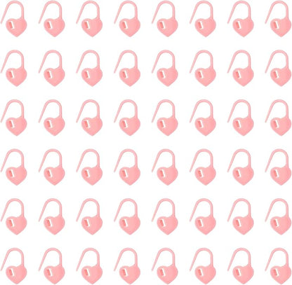uxcell 200pcs Stitch Markers for Crocheting, Heart Shaped Crochet Marker Needle by uxcell