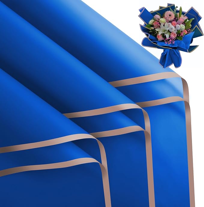 FUHITIM 20 Sheets Flower Wrapping Paper by FUHITIM