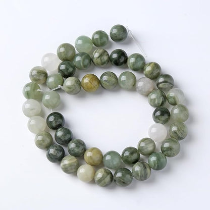 45pcs 8mm Natural Green Hair Quartz Stone Beads - Image 5
